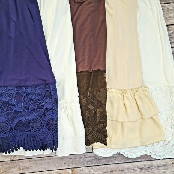 Stop and Smell the Roses Taupe Beige Lace Dress Extender - Picture 10 of 13